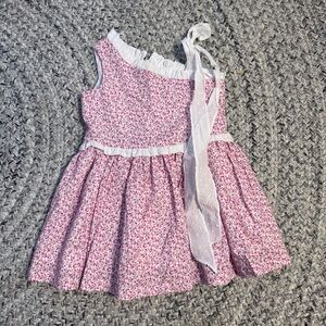 Pink Floral Kids Dress